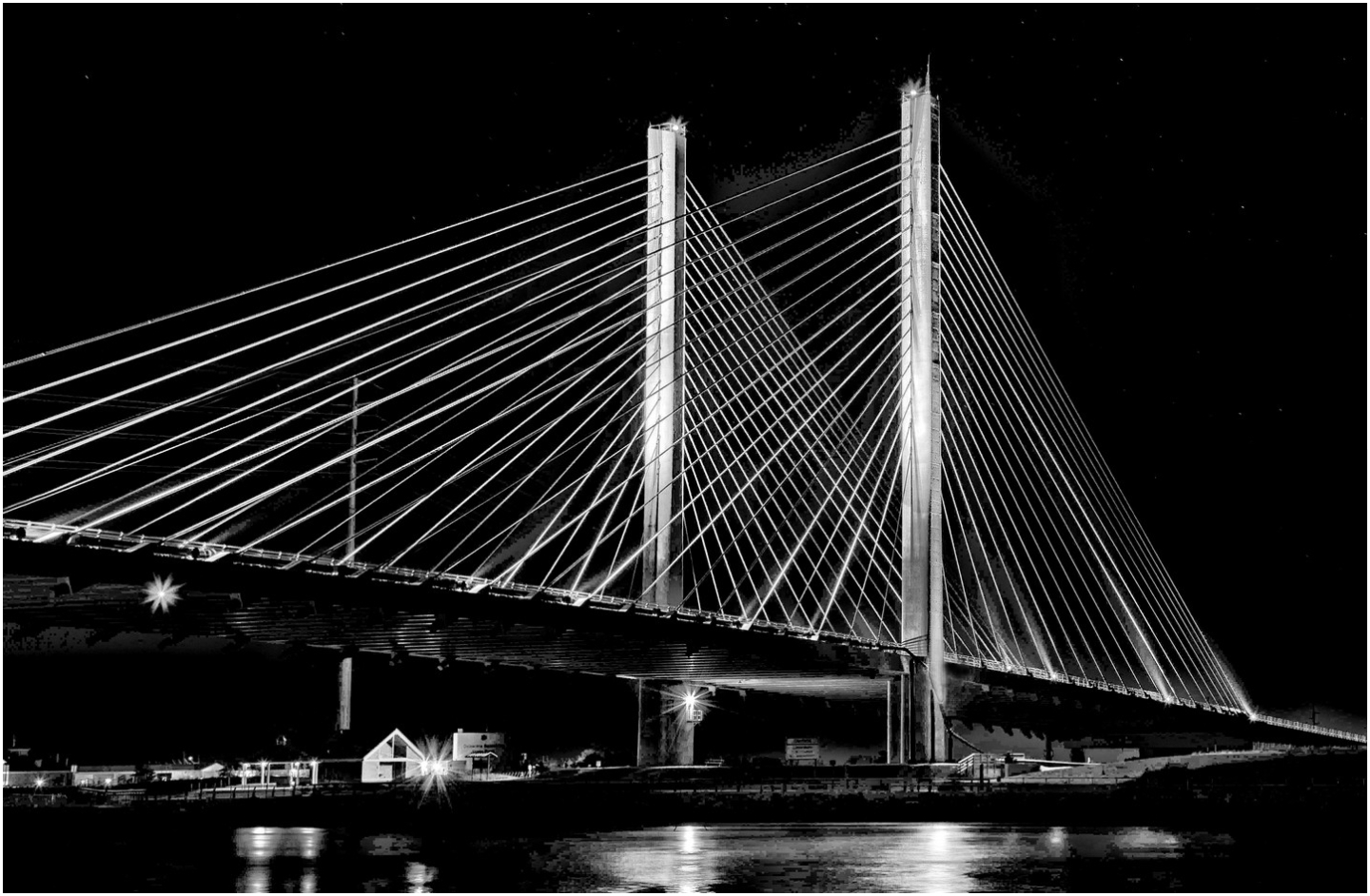 2nd PrizeOpen Mono In Class 3 By Thomas (TJ) Williams For Indian River Bridge At Night AUG-2020.jpg